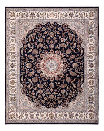 Orientalisk matta - Nain - Indus - 309 x 251 cm - mörkblå