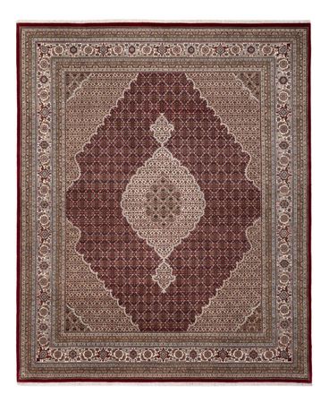 Orientaliska mattor - Tabriz - 303 x 253 cm - mörk beige