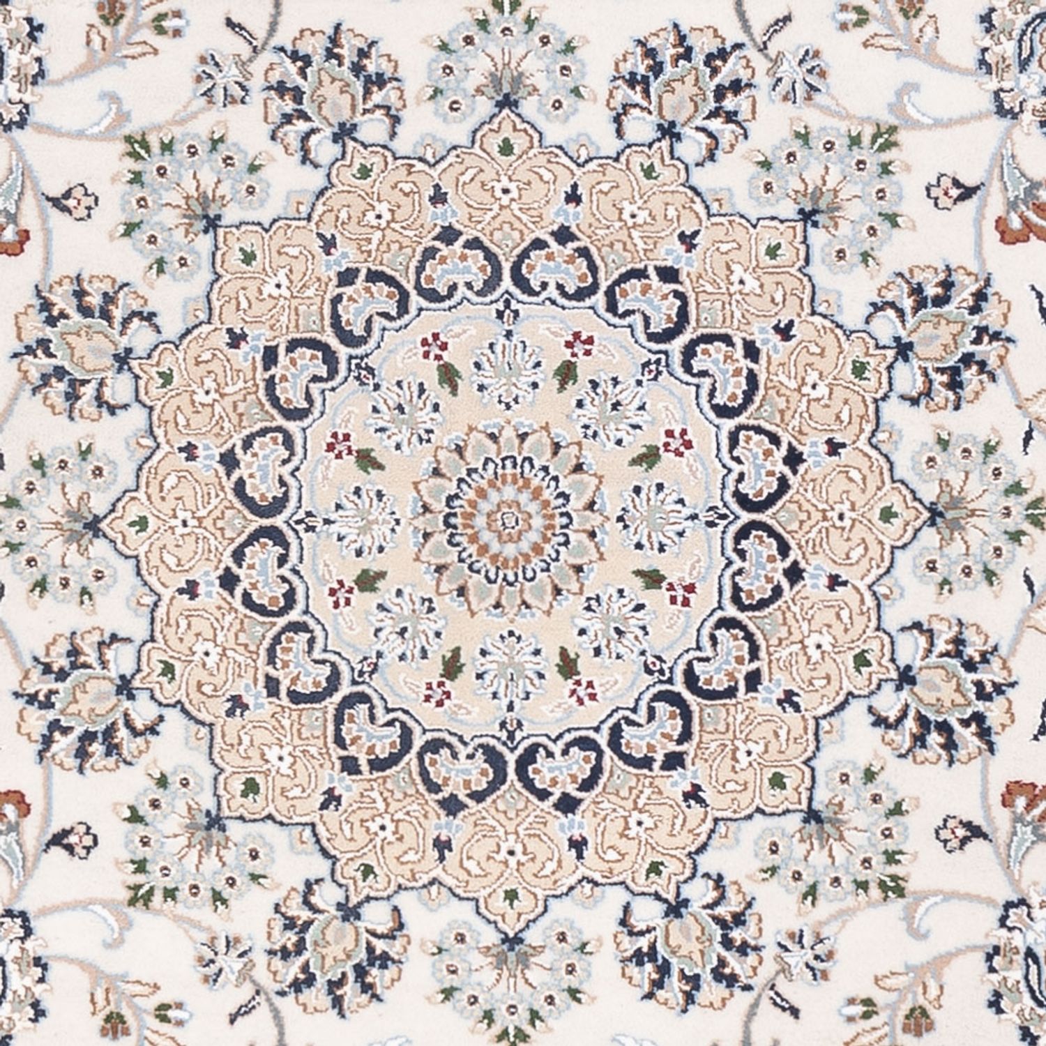 Orientteppich - Nain - Indus - 303 x 241 cm - weiß