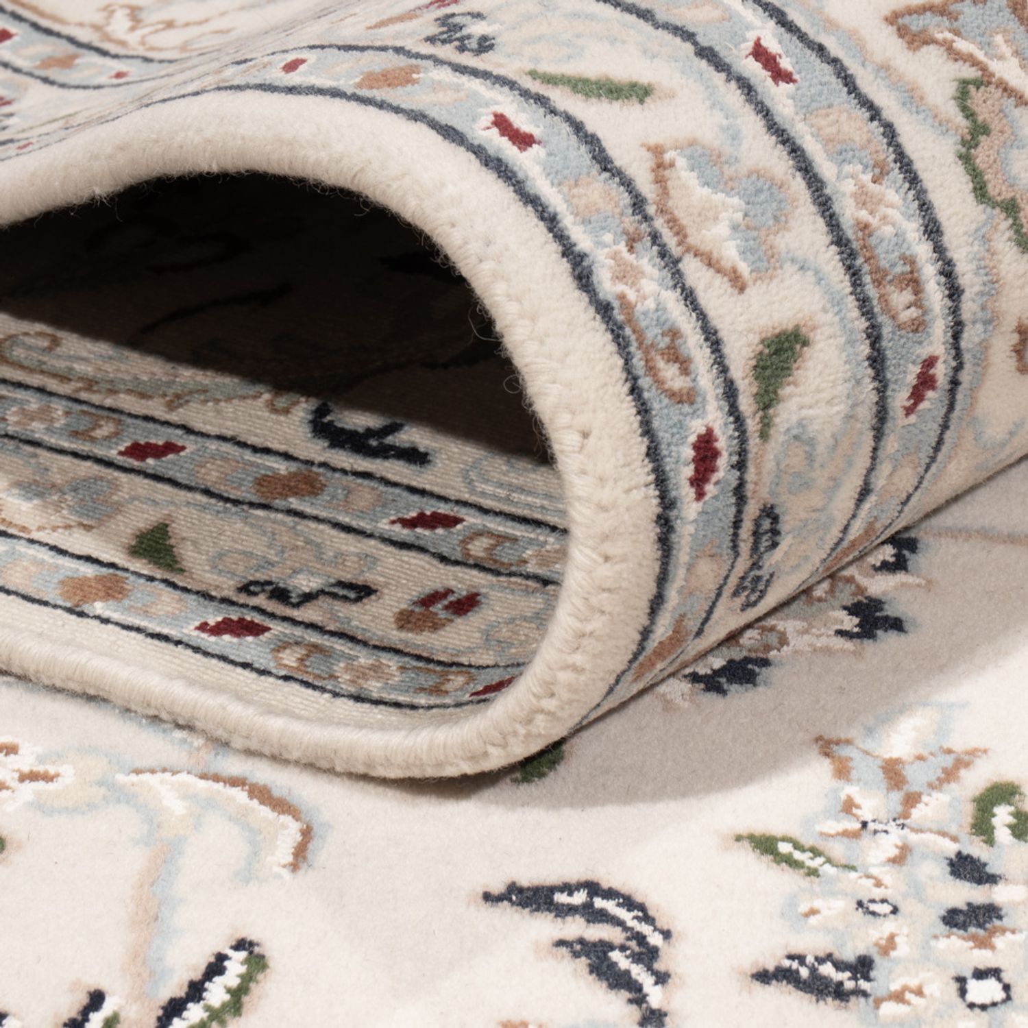 Orientteppich - Nain - Indus - 303 x 241 cm - weiß