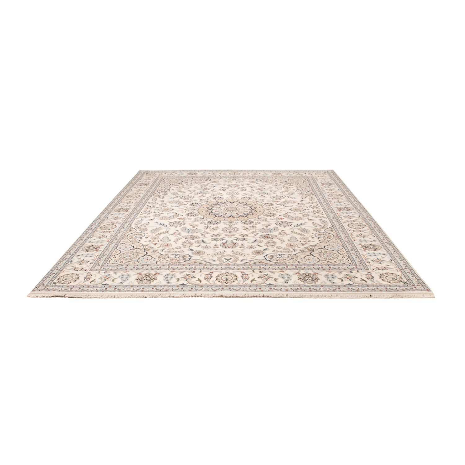 Orientteppich - Nain - Indus - 303 x 241 cm - weiß