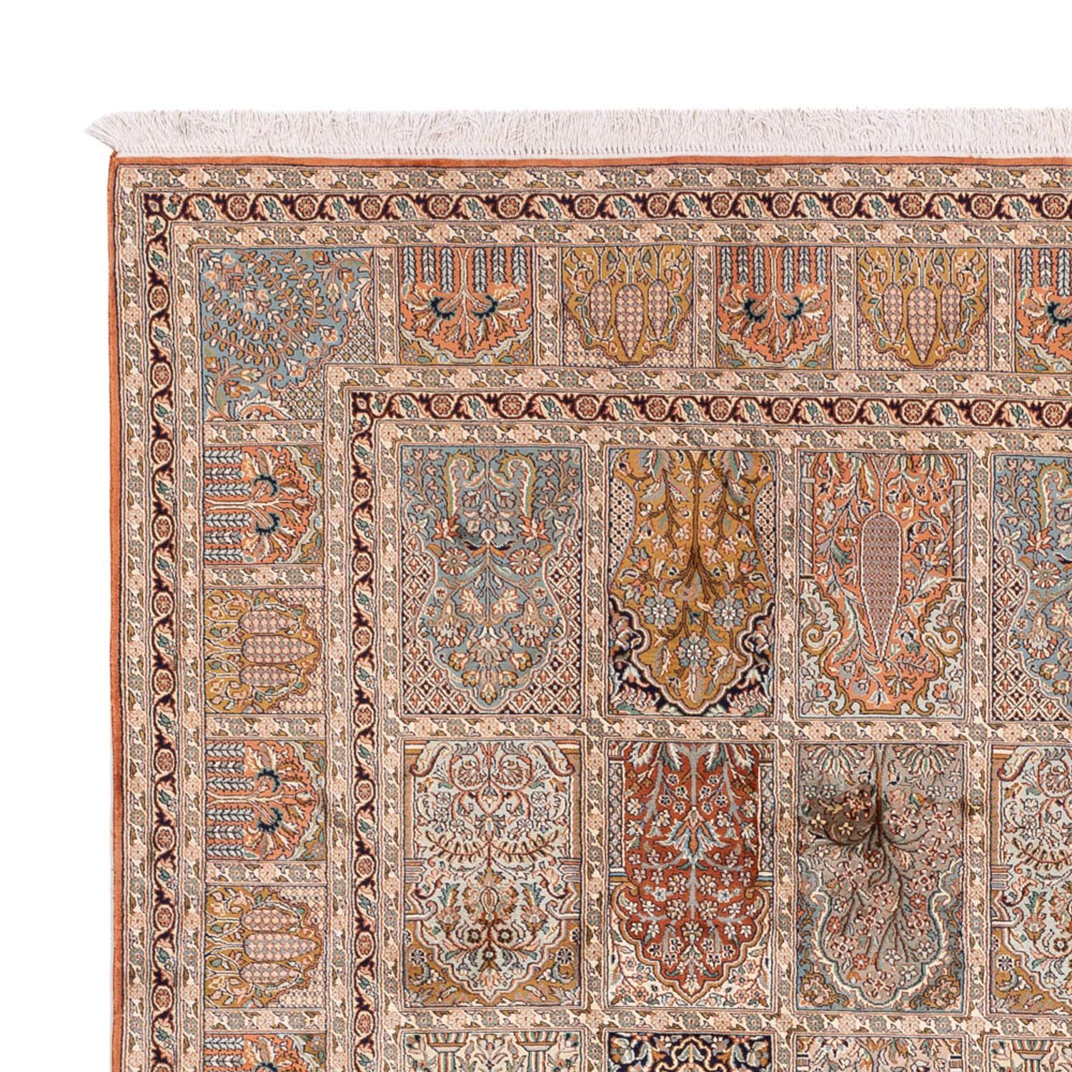 Jedwabny dywan - Kashmir Silk - 307 x 250 cm - wielokolorowy
