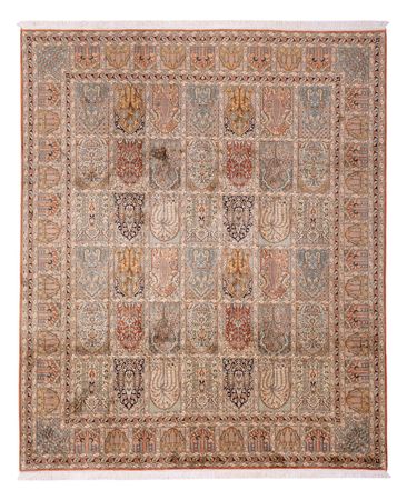 Seidenteppich - Kaschmir Seide - 307 x 250 cm - mehrfarbig