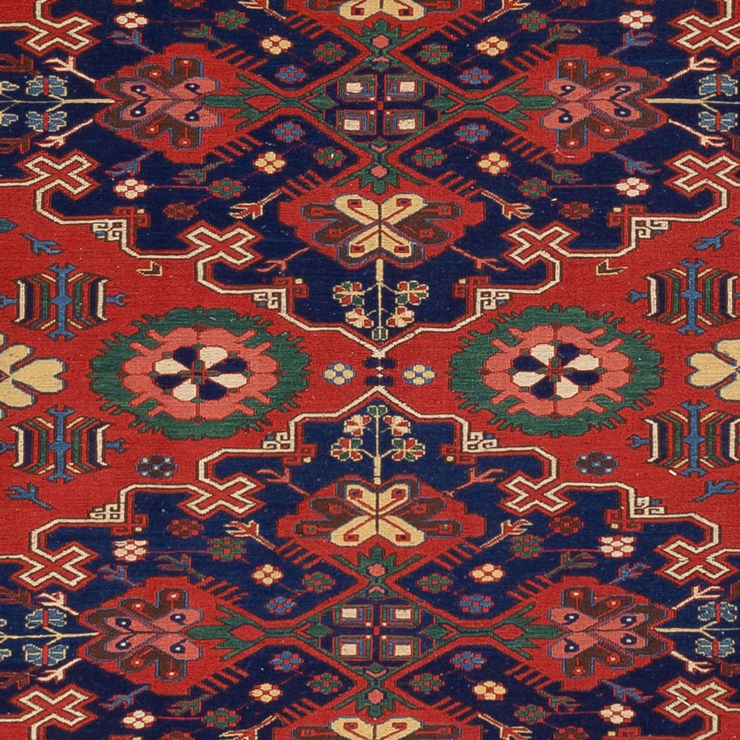 Kelim Carpet - orientalisk matta - Soumak - 318 x 241 cm - röd