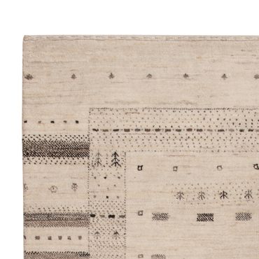 Dywan Gabbeh - Loribaft Indus - 152 x 105 cm - kremowy