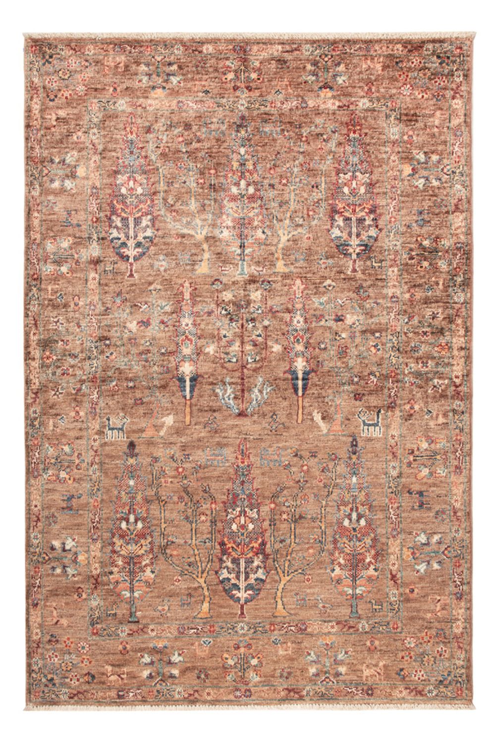Ziegler Teppich - Ariana - 149 x 102 cm - dunkelbeige