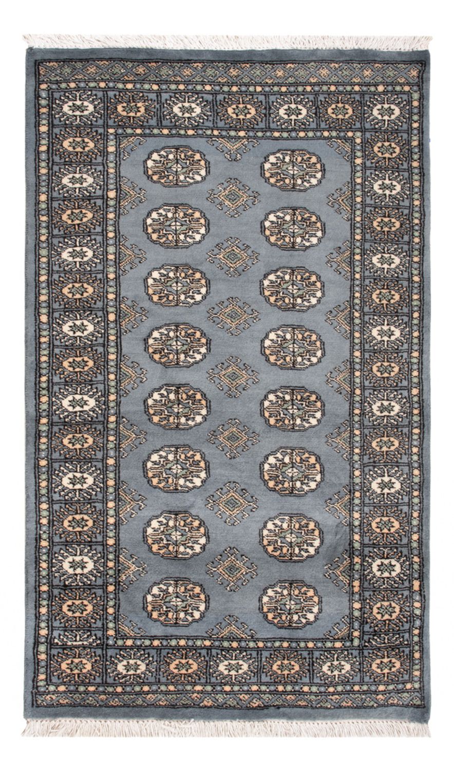 Pakistan Teppich - 160 x 96 cm - hellblau