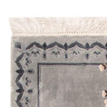 Silk matta - China Silk - 124 x 60 cm - silver