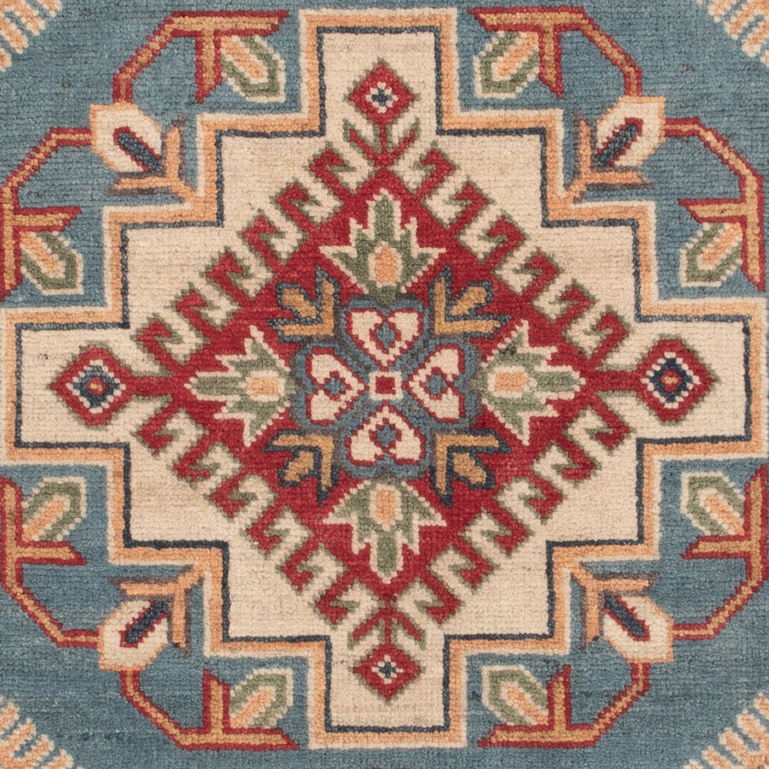 Ziegler Teppich - Kazak - 146 x 96 cm - hellblau