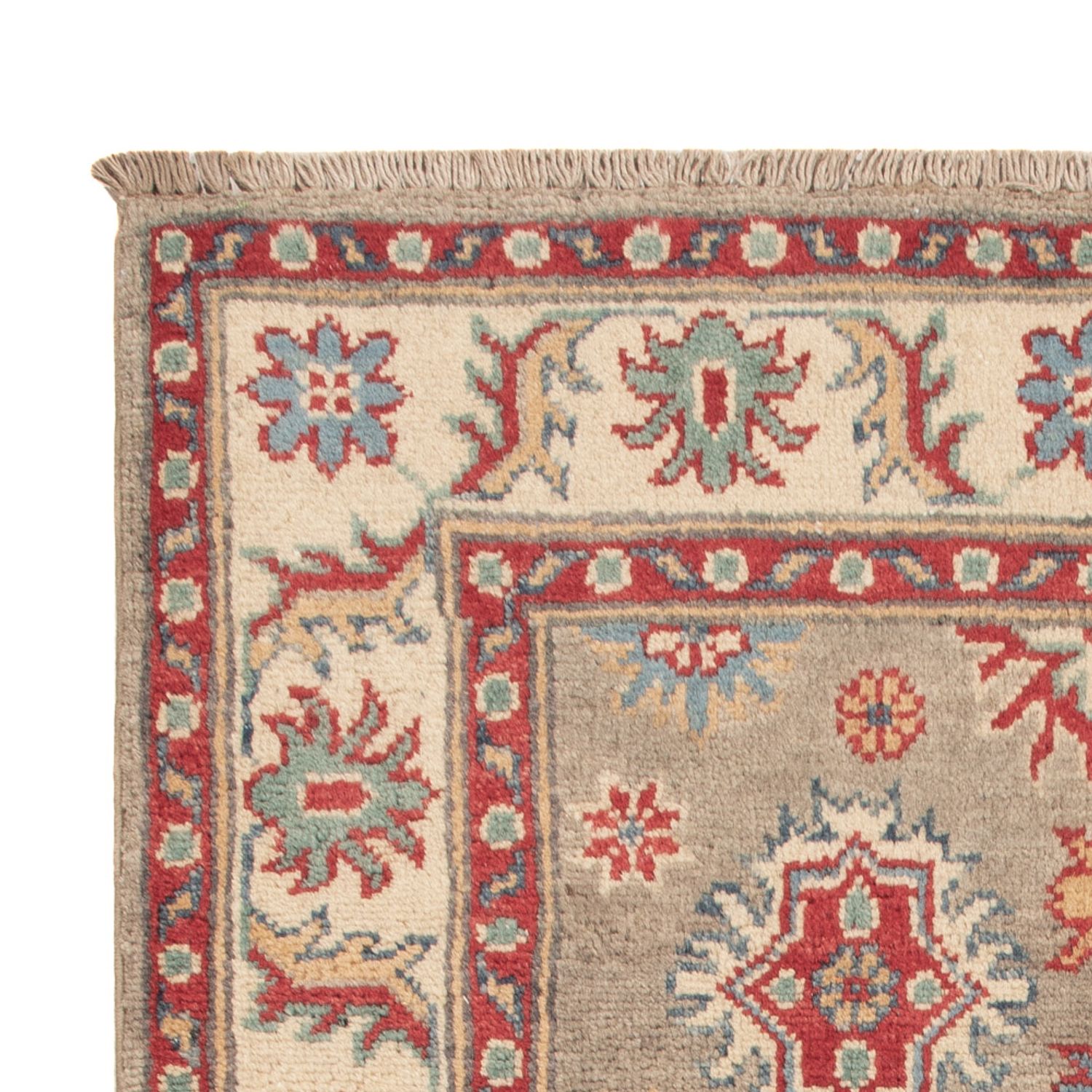 Alfombra Ziegler - Kazak - 124 x 85 cm - verde claro