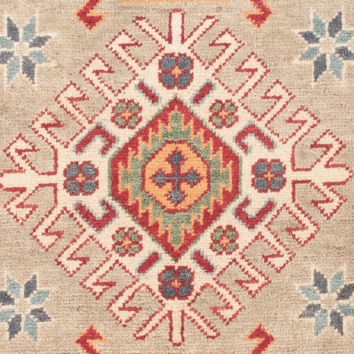 Alfombra Ziegler - Kazak - 126 x 81 cm - verde claro