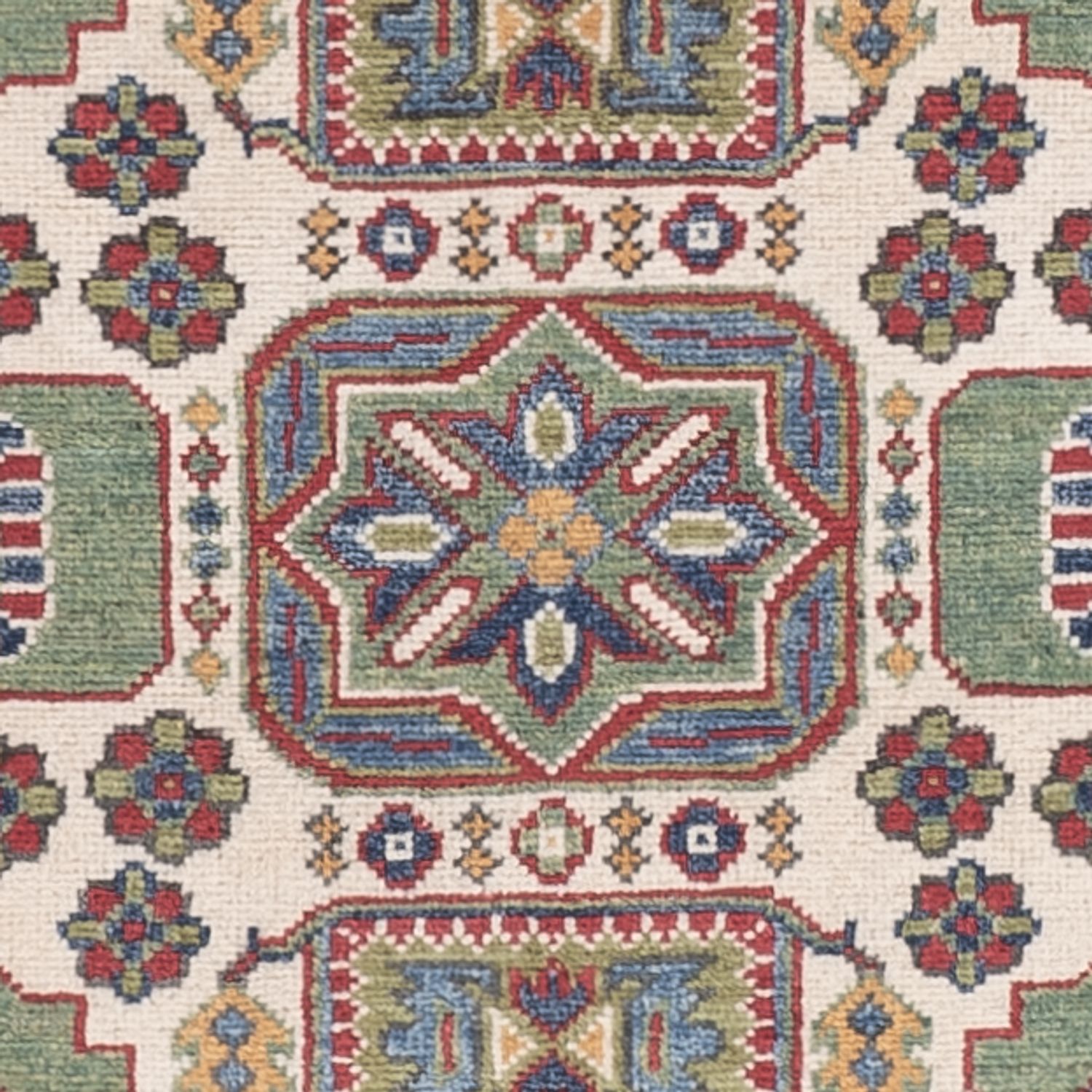 Ziegler Teppich - Kazak - 144 x 101 cm - grün