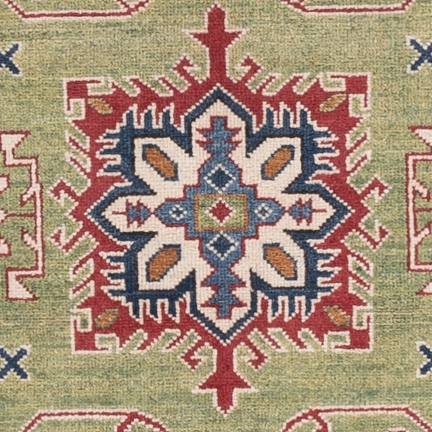 Ziegler Teppich - Kazak - 150 x 101 cm - grün