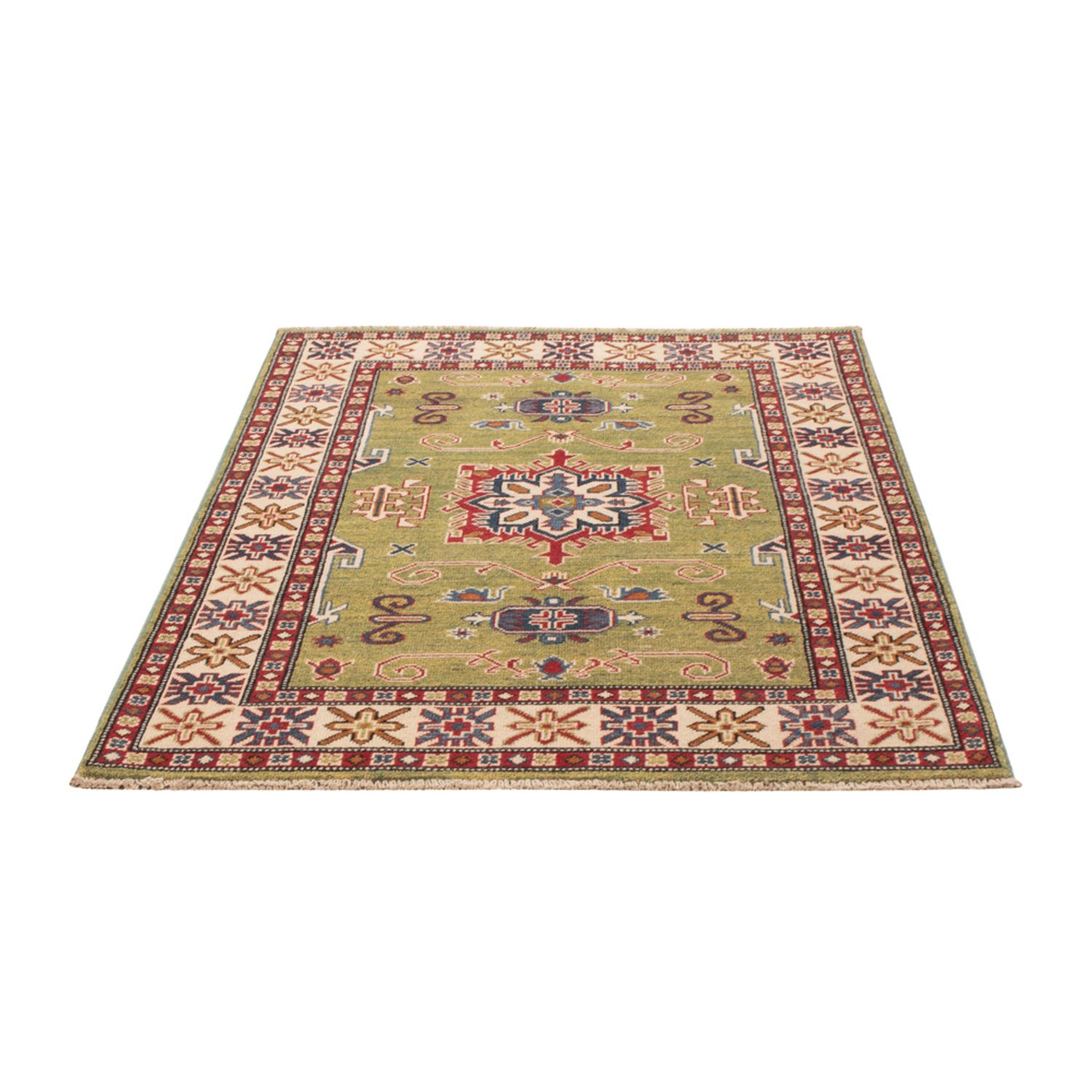 Ziegler Teppich - Kazak - 150 x 101 cm - grün
