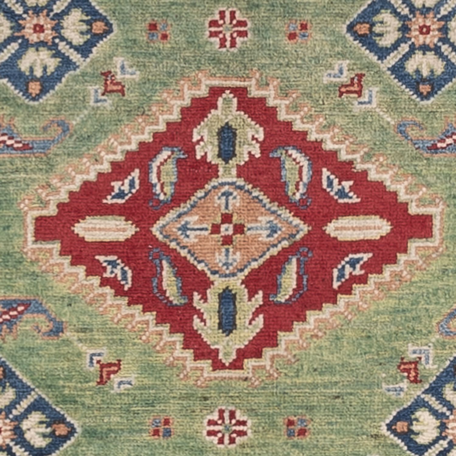 Ziegler Teppich - Kazak - 139 x 102 cm - grün