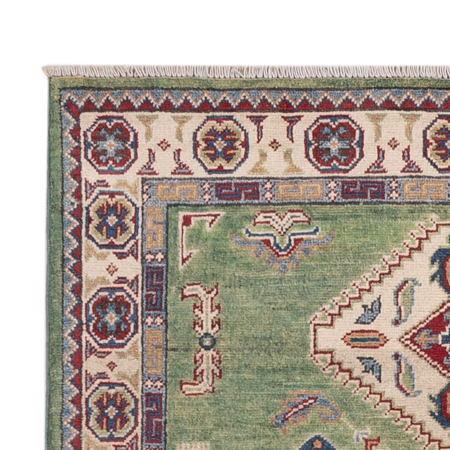Ziegler Teppich - Kazak - 139 x 102 cm - grün