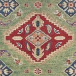 Ziegler Teppich - Kazak - 139 x 102 cm - grün