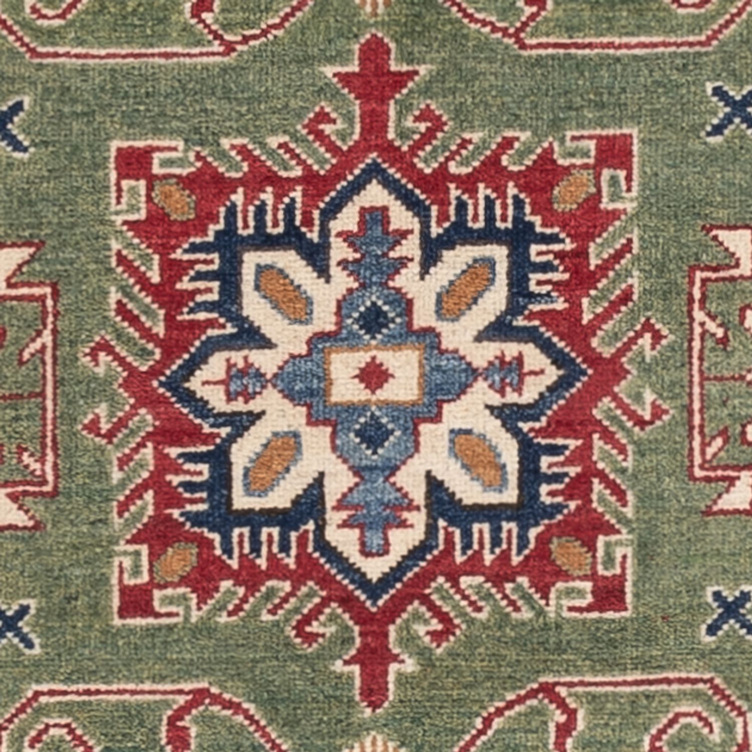 Ziegler Teppich - Kazak - 150 x 101 cm - grün