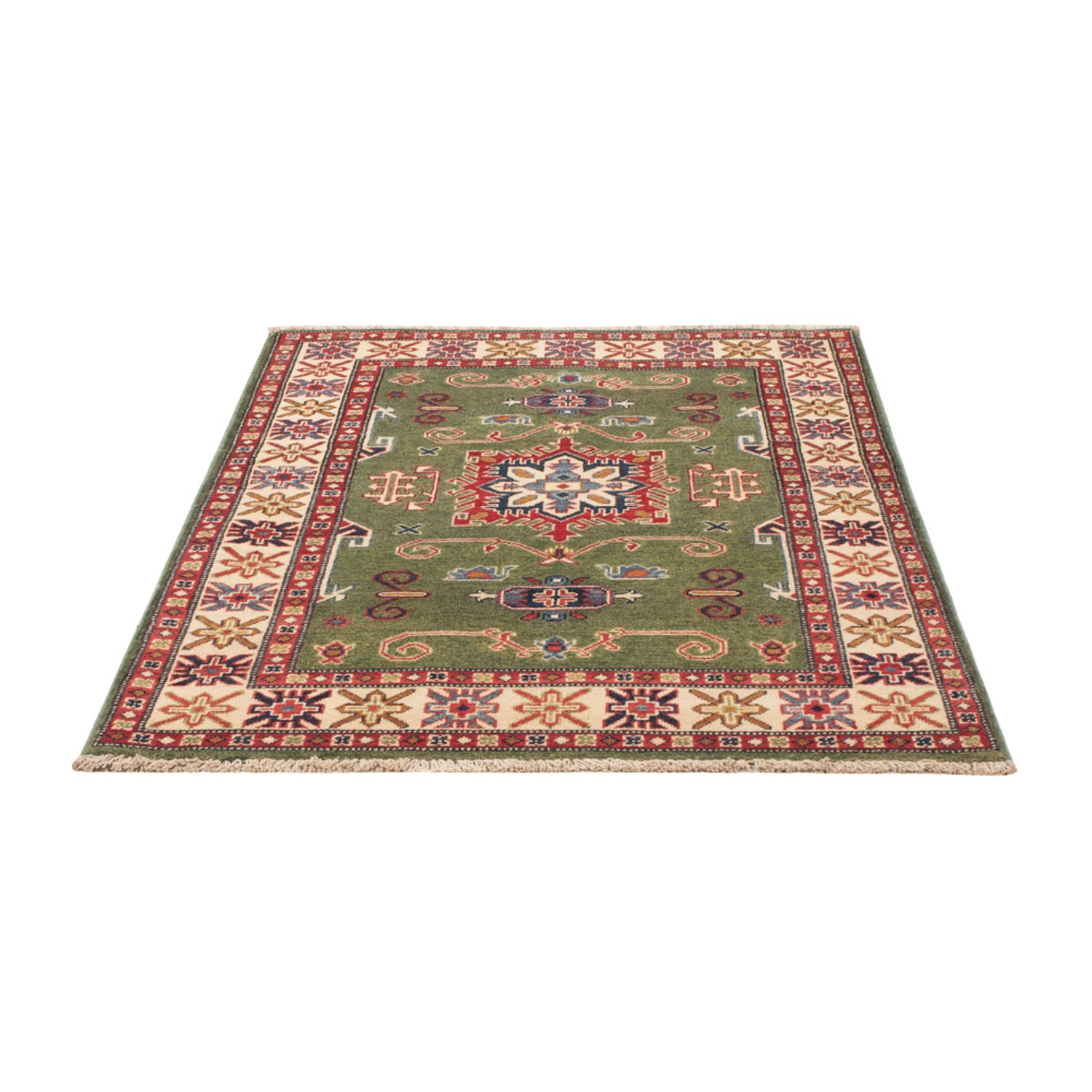 Ziegler Teppich - Kazak - 150 x 101 cm - grün