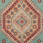 Zieglerův koberec - Kazak - 123 x 82 cm - tyrkysová