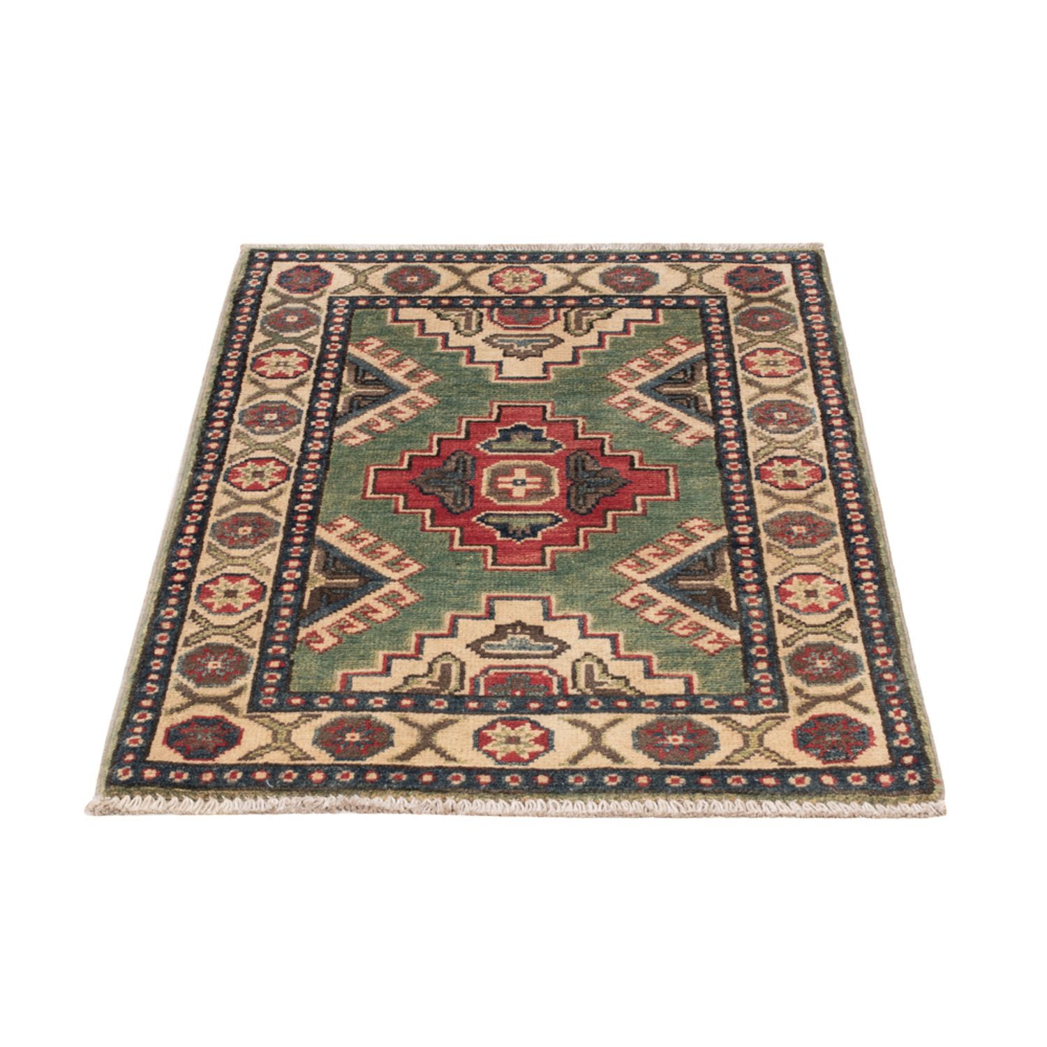 Zieglerův koberec - Kazak - 90 x 60 cm - zelená