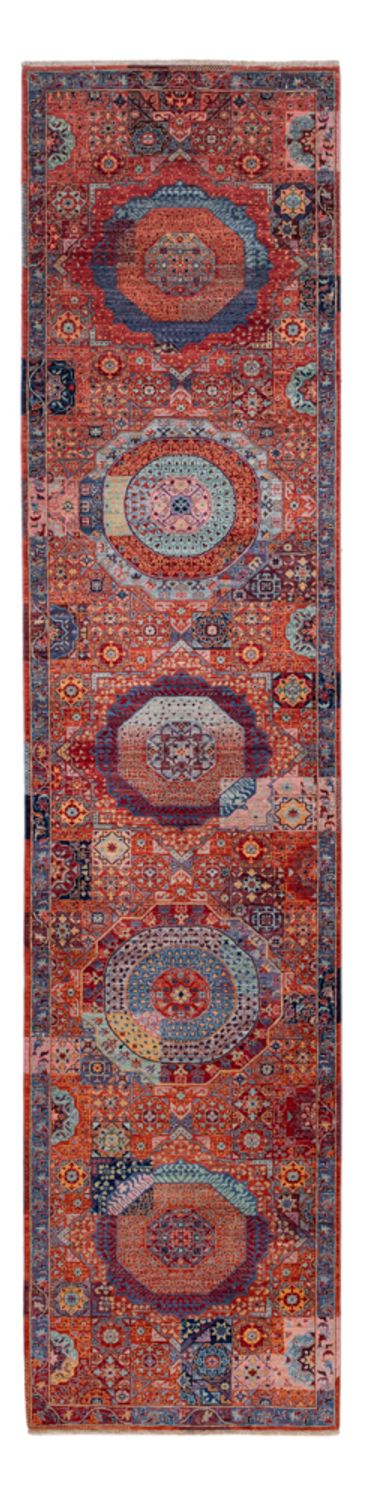 Runner Designový koberec - 392 x 88 cm - vícebarevné