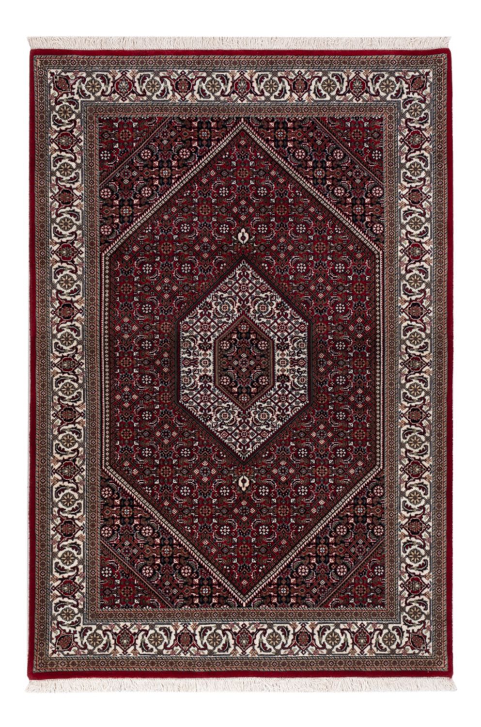 Oosters tapijt - Bijar - Indus - 184 x 122 cm - donker beige