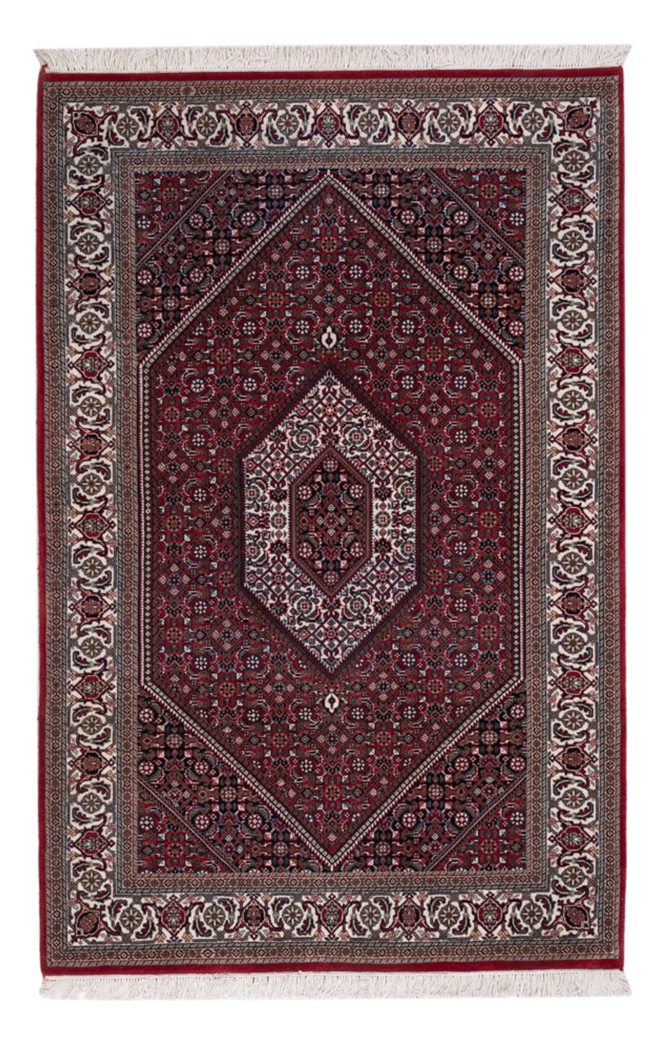 Oosters tapijt - Bijar - Indus - 184 x 121 cm - donker beige