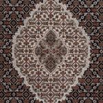 Oosters tapijt - Tabriz - 187 x 124 cm - donker beige