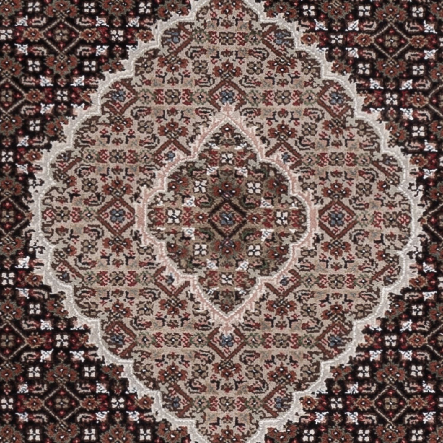 Oosters tapijt - Tabriz - 184 x 127 cm - donker beige