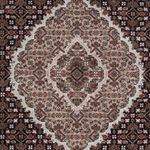 Oosters tapijt - Tabriz - 184 x 127 cm - donker beige