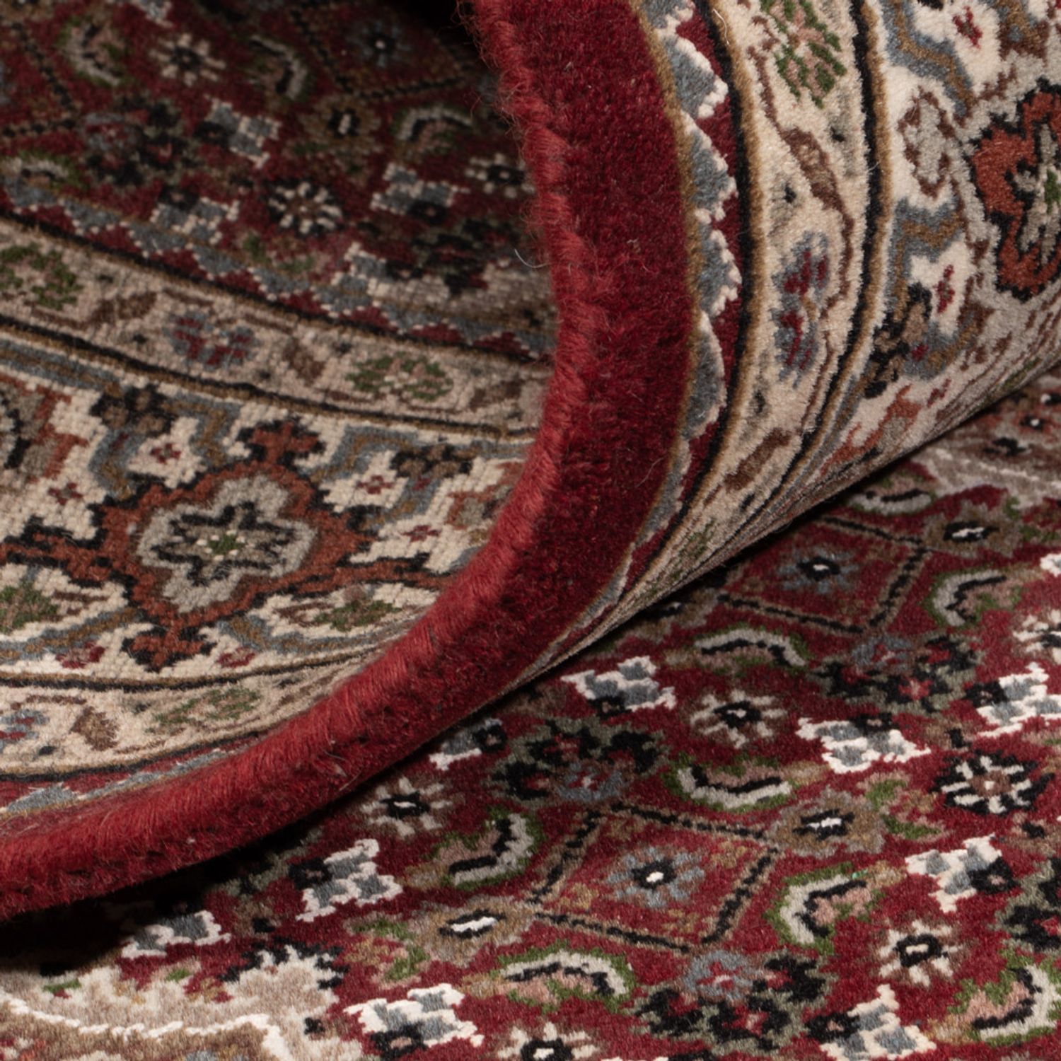 Oosters tapijt - Tabriz - 186 x 124 cm - donker beige