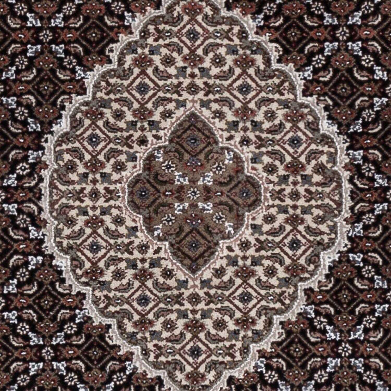 Oosters tapijt - Tabriz - 185 x 125 cm - donker beige