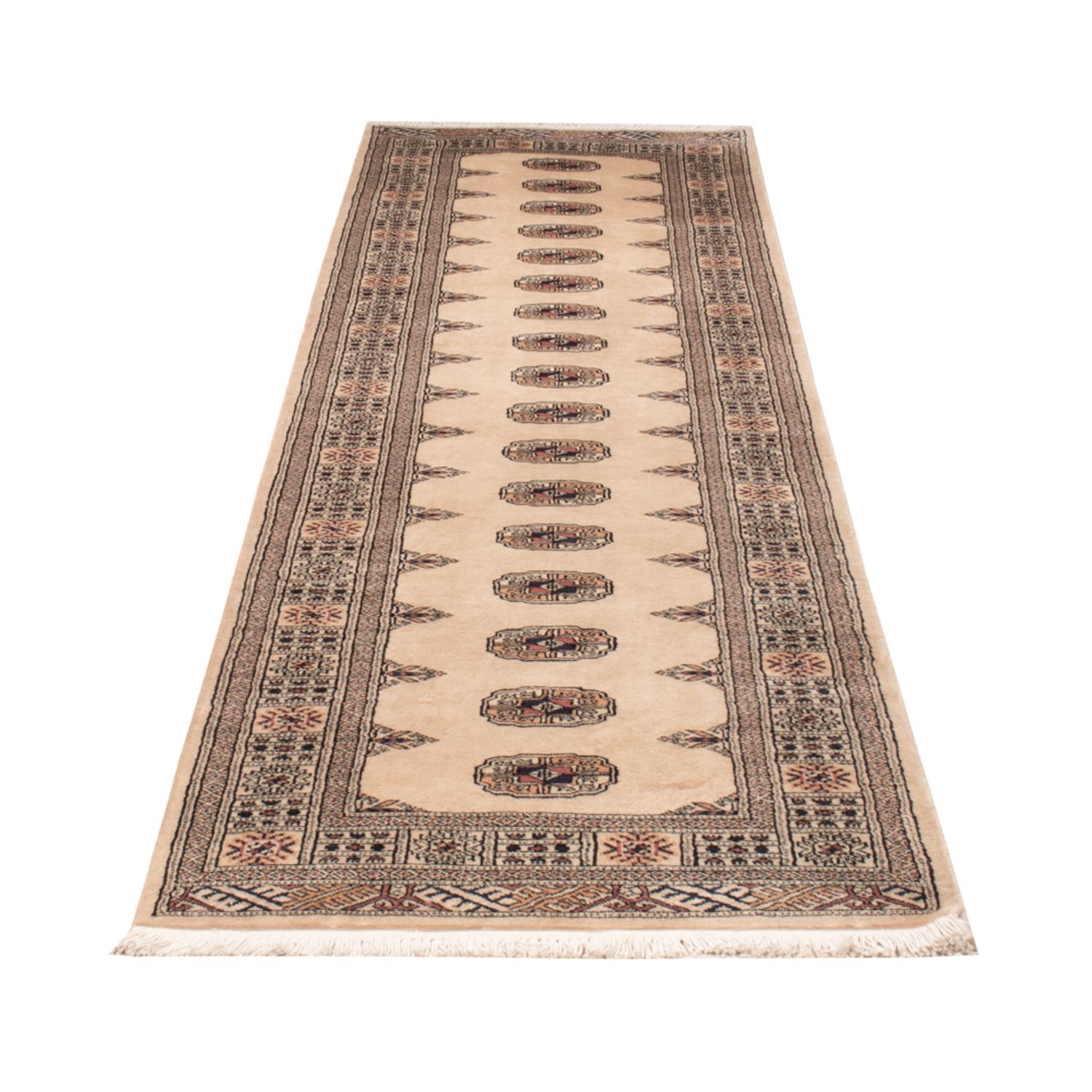 Alfombra de pasillo Alfombra Pakistani - 311 x 79 cm - beige