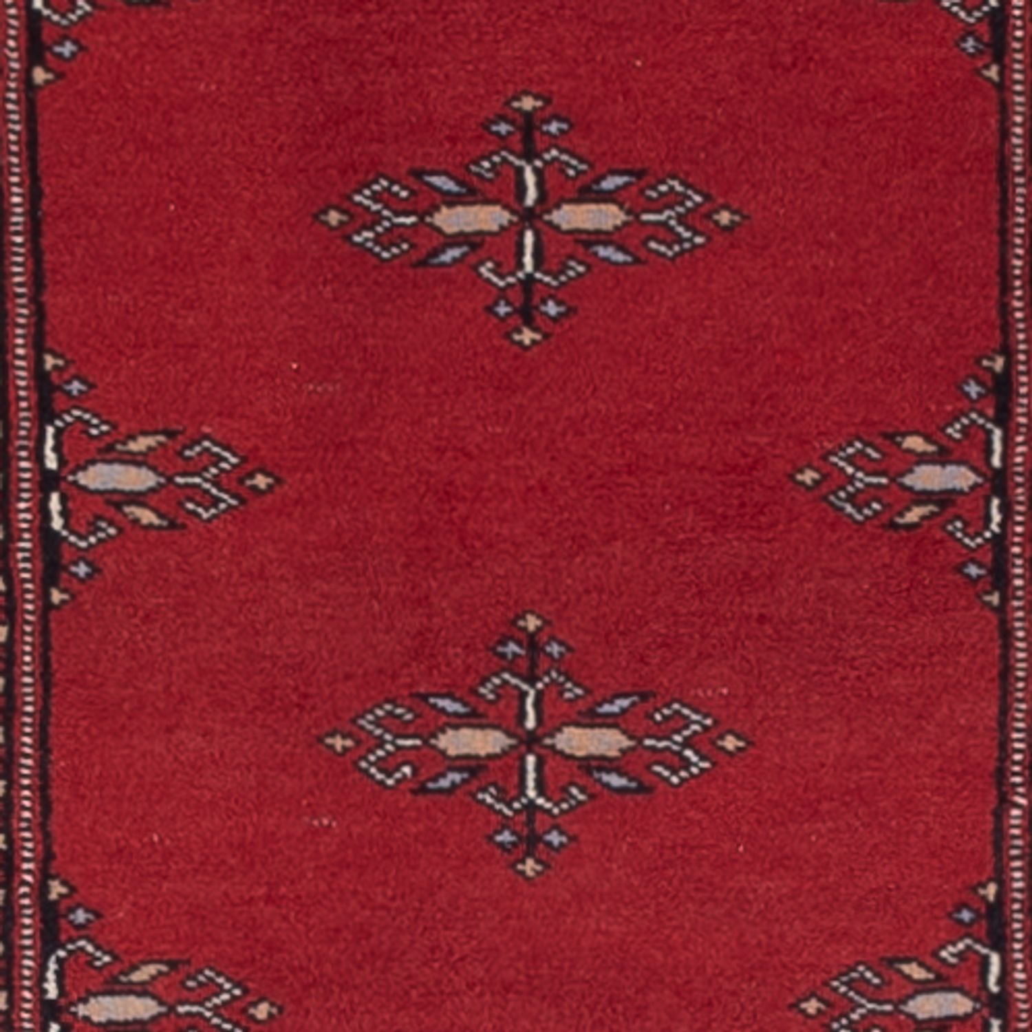 Alfombra de pasillo Alfombra Pakistani - 303 x 79 cm - rojo