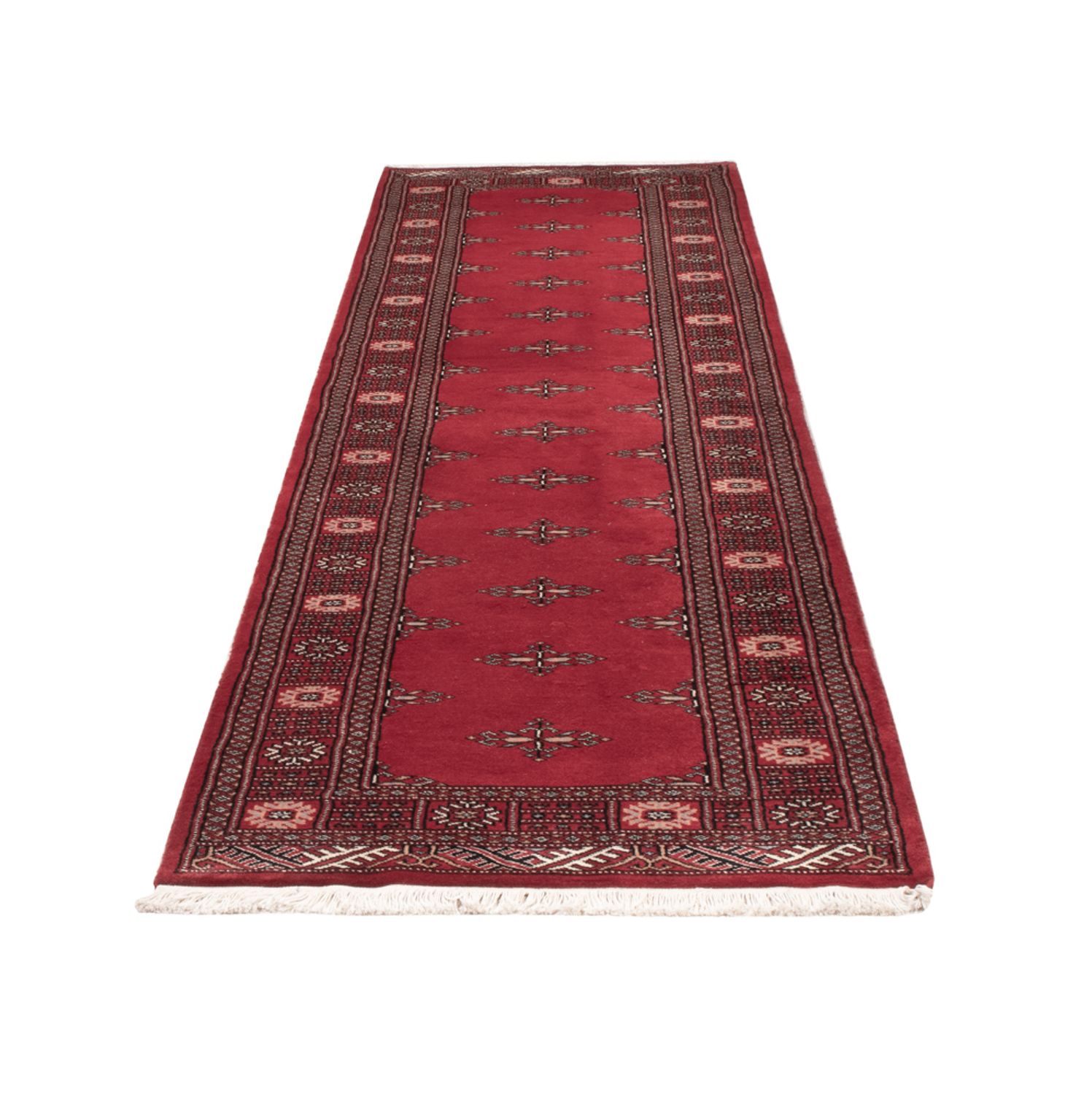 Alfombra de pasillo Alfombra Pakistani - 303 x 79 cm - rojo