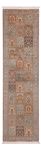 Runner Hedvábný koberec - Kašmírské hedvábí - 301 x 77 cm - tmavě béžová