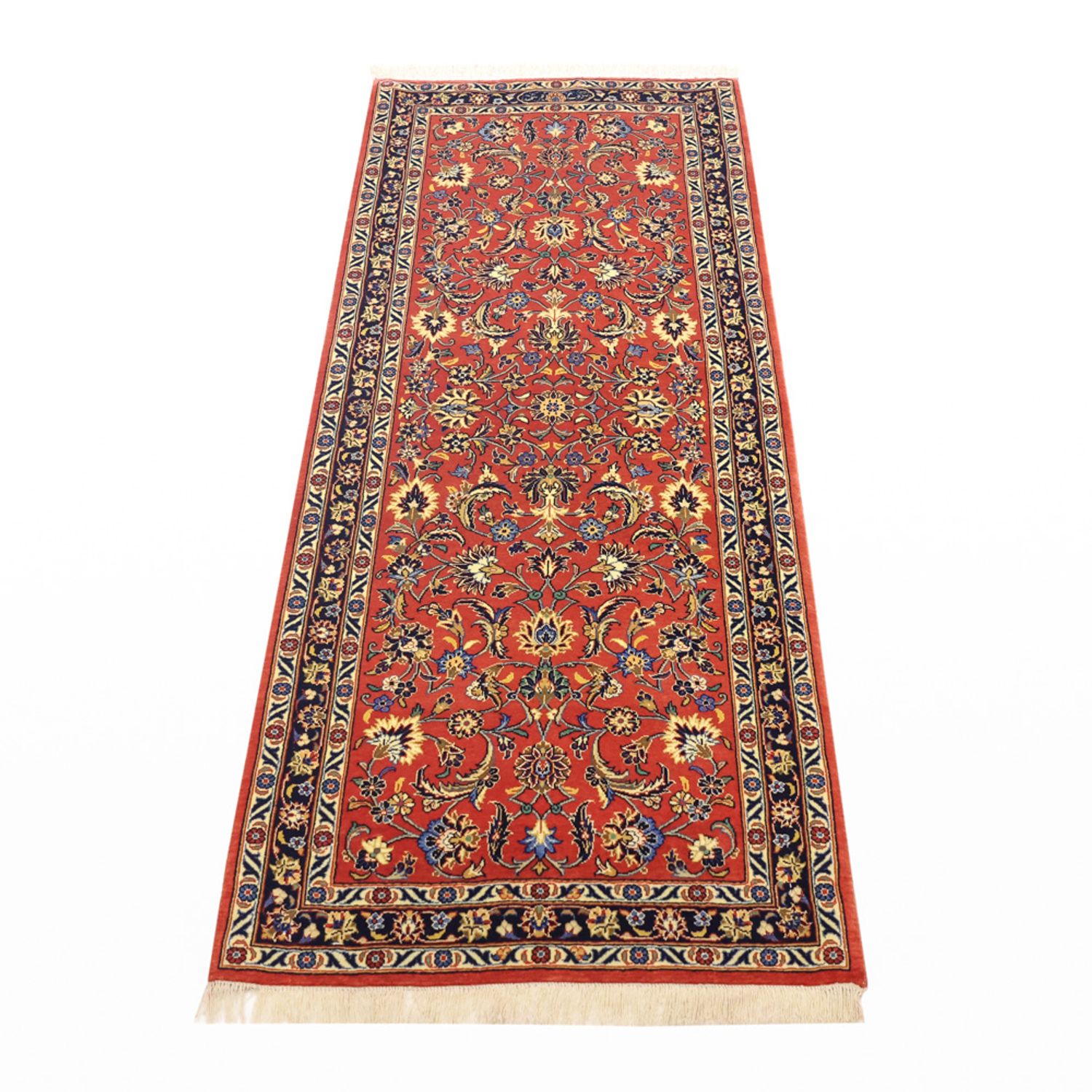 Runner Persiska mattor - Keshan - 151 x 57 cm - röd