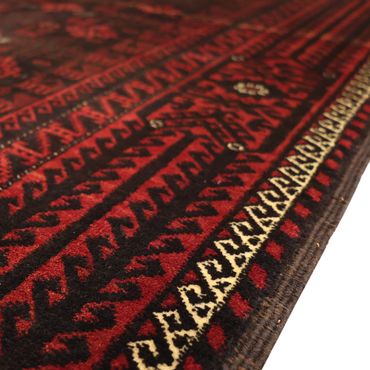 Belutsch Rug - 190 x 107 cm - dark red