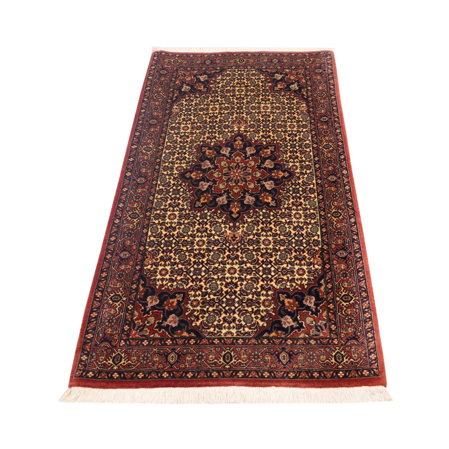 Persisk tæppe - Bijar - 140 x 70 cm - mørk beige