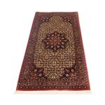 Persisk tæppe - Bijar - 140 x 70 cm - mørk beige