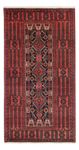 Runner Baluch-matta - 195 x 100 cm - mörkröd