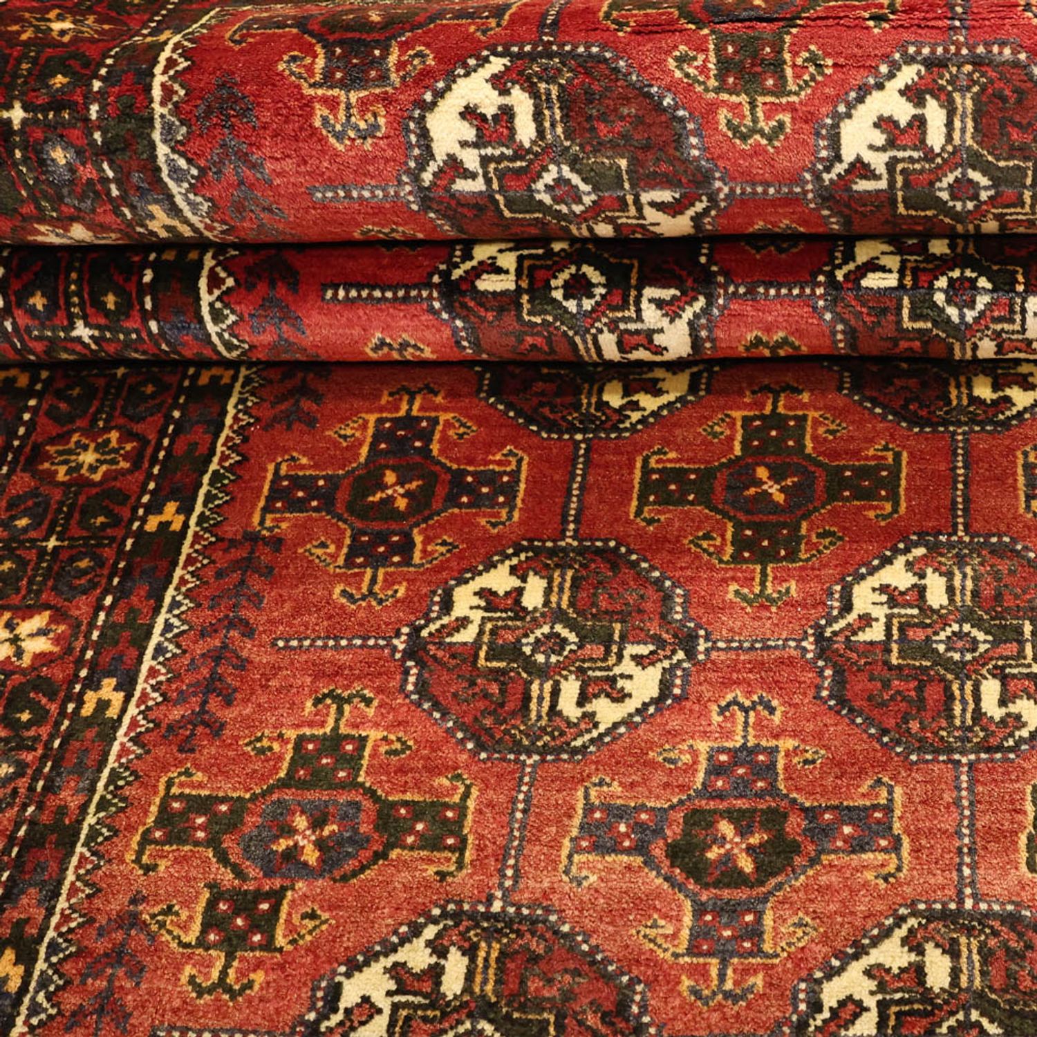 Runner Baluch-matta - 205 x 104 cm - röd