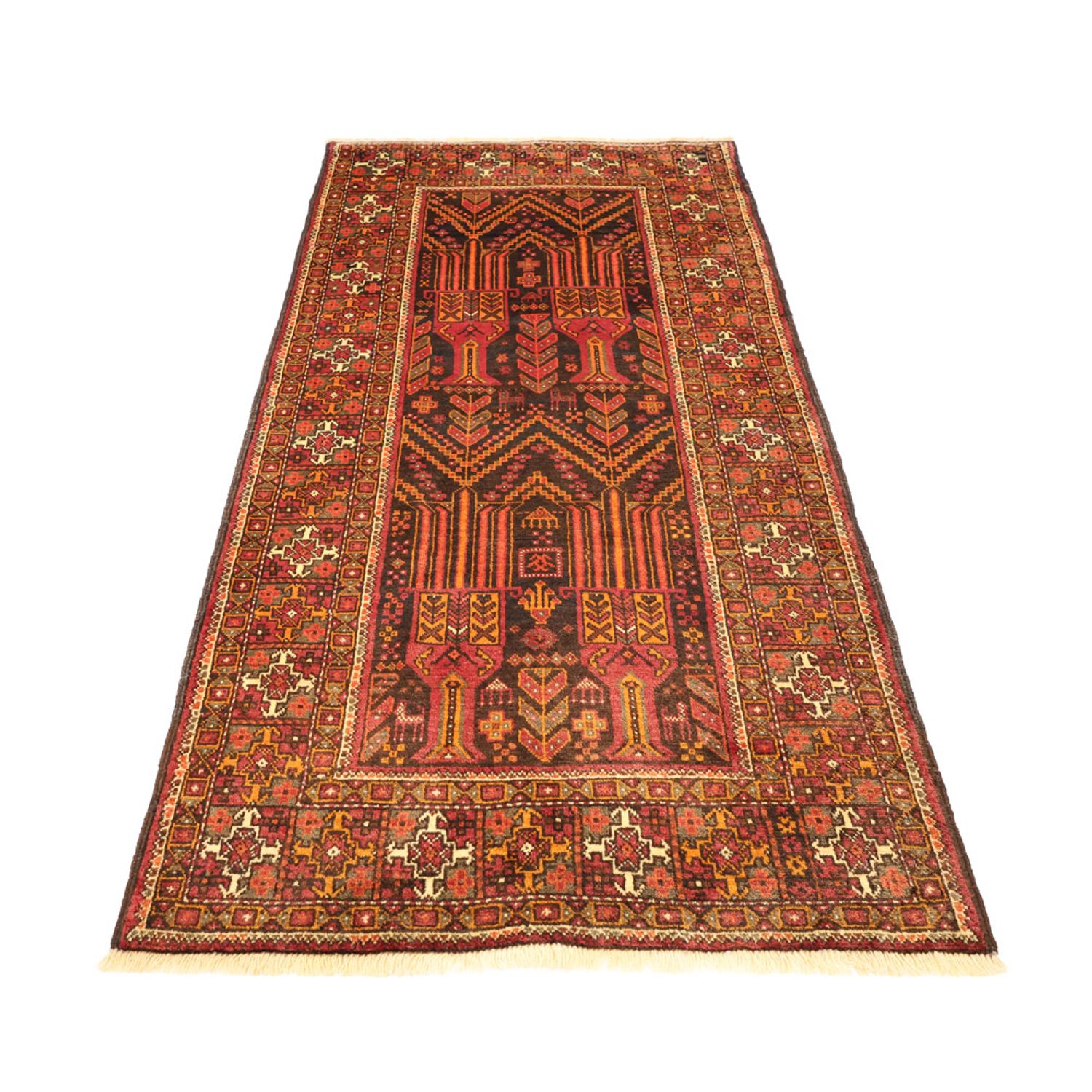 Runner Baluch-matta - 211 x 102 cm - flerfärgad