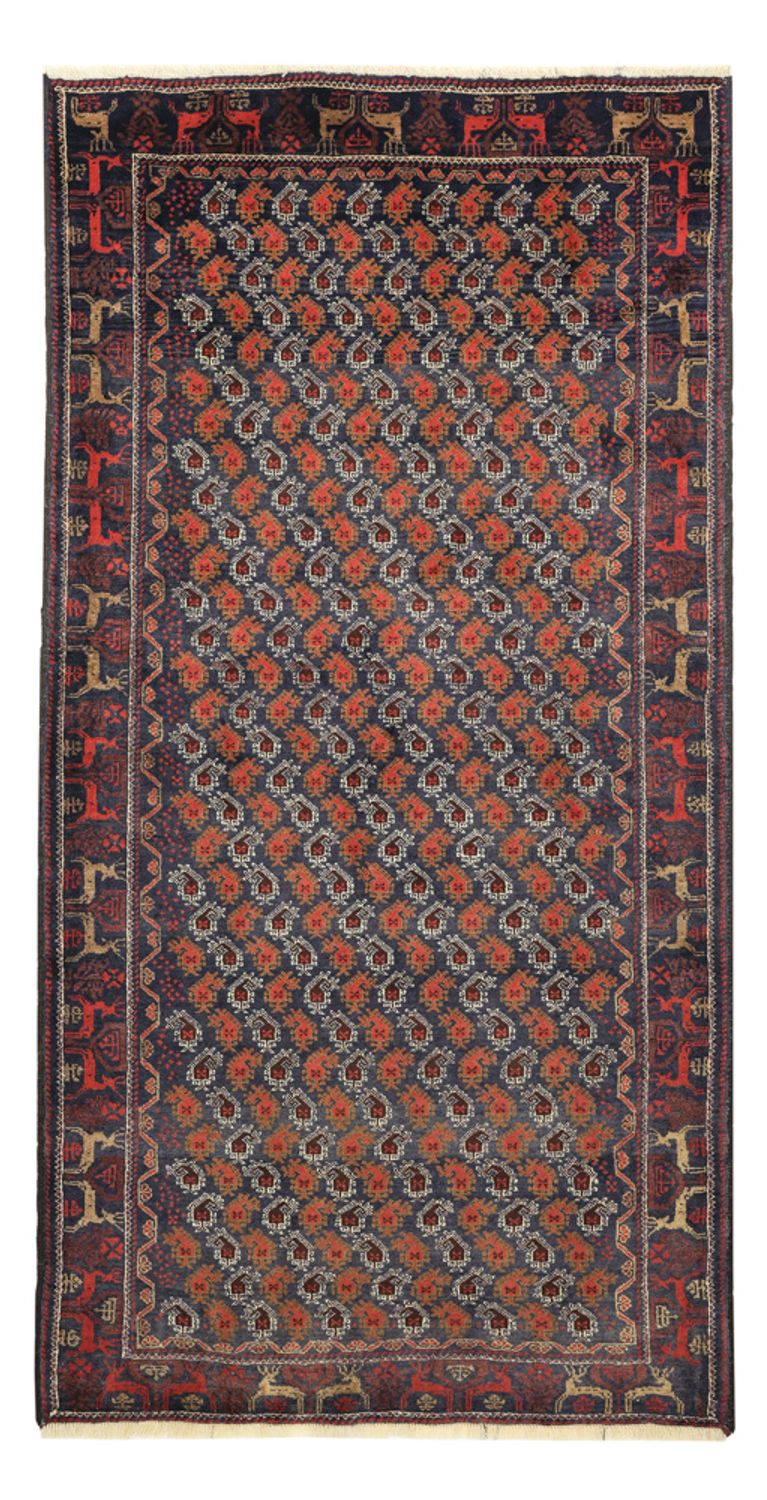Runner Baluch-matta - 210 x 110 cm - flerfärgad