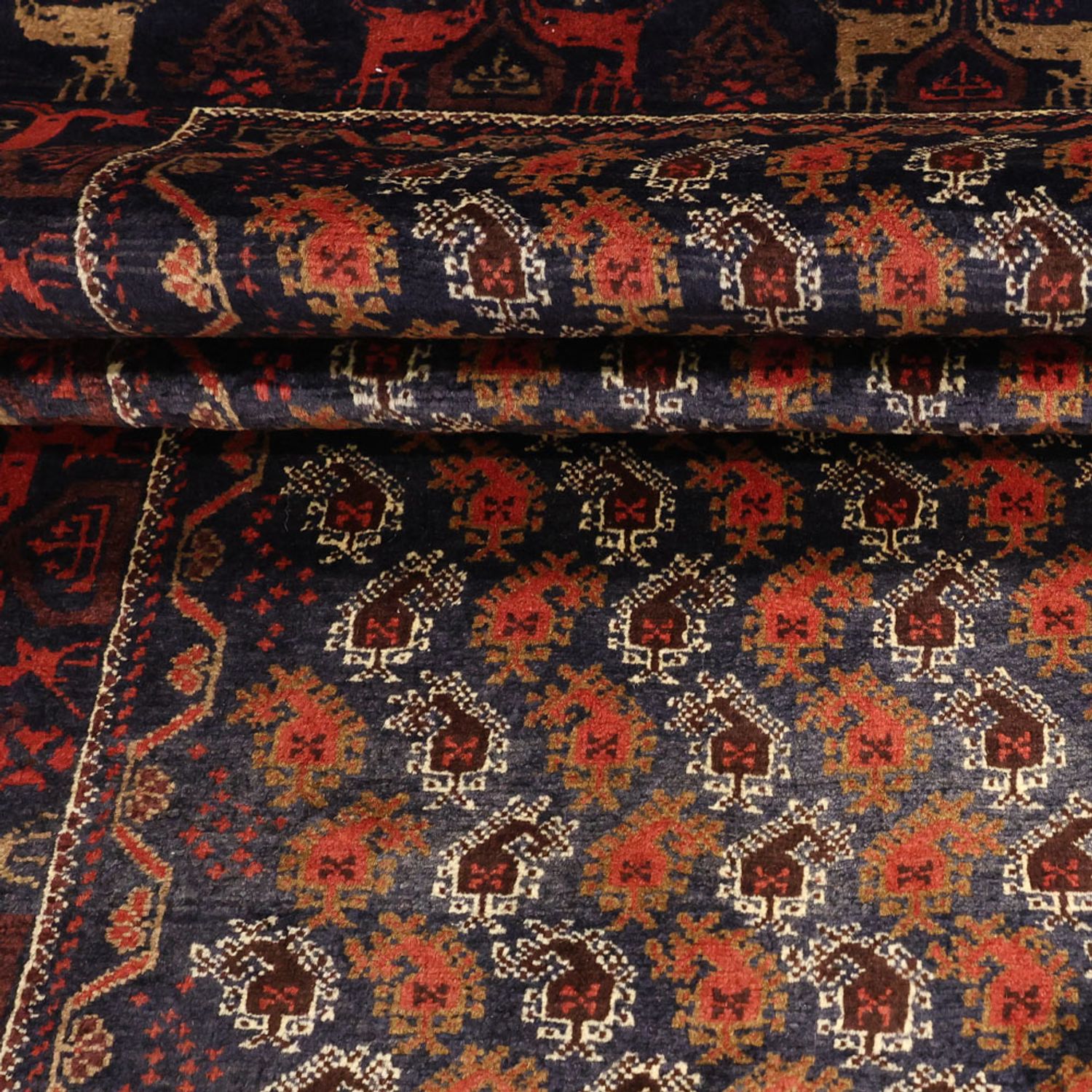 Runner Baluch-matta - 210 x 110 cm - flerfärgad