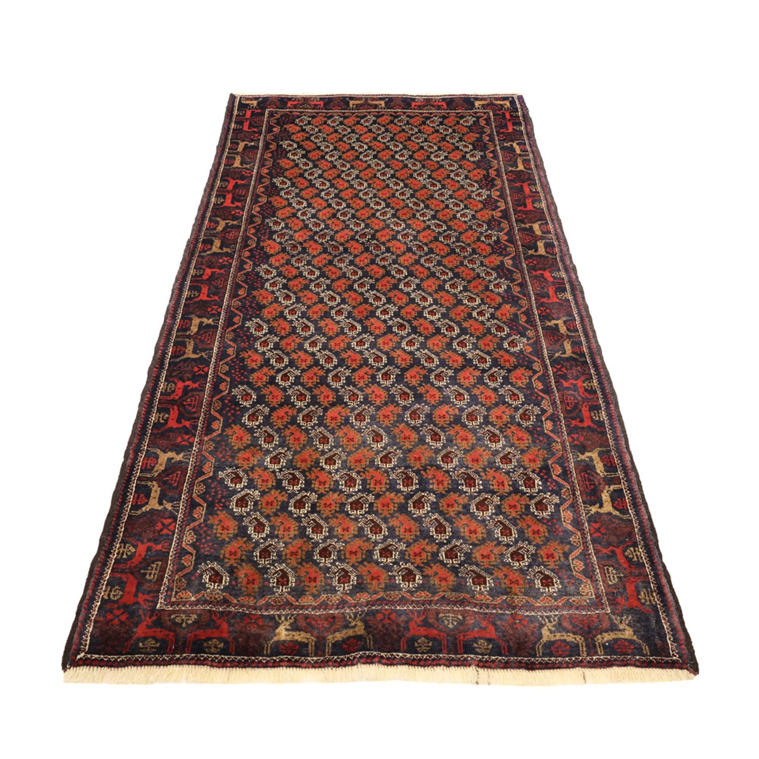 Runner Baluch-matta - 210 x 110 cm - flerfärgad