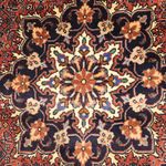Persisk tæppe - Bijar - Royal - 150 x 70 cm - mørkerød