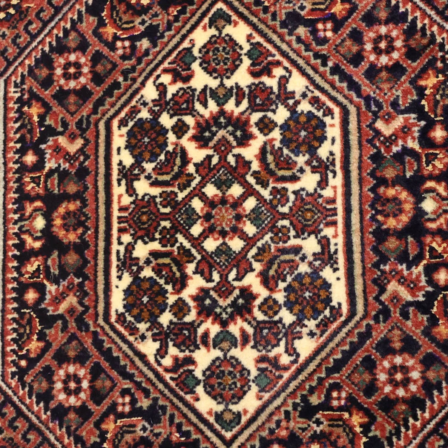Dywan perski - Bijar - Royal - 134 x 73 cm - rdza