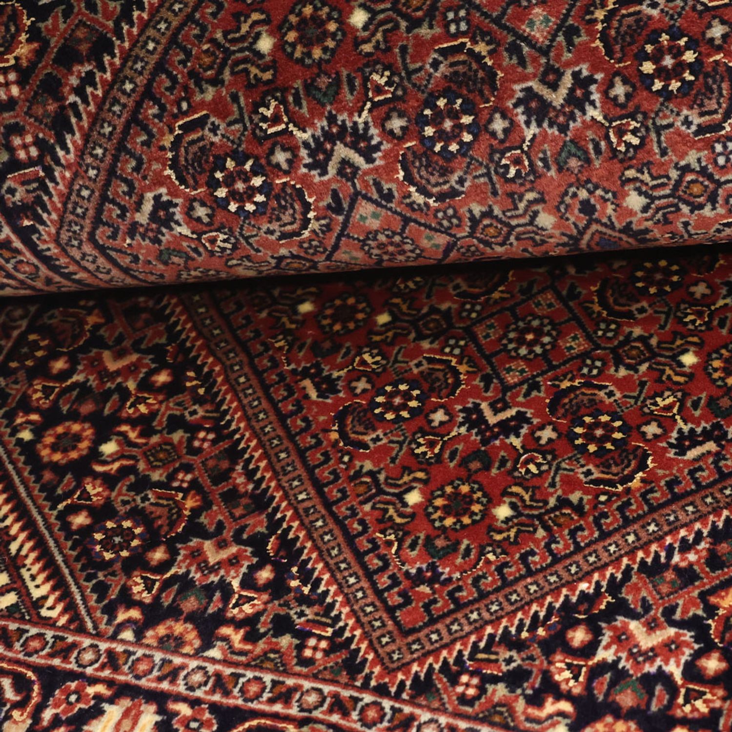 Dywan perski - Bijar - Royal - 134 x 73 cm - rdza